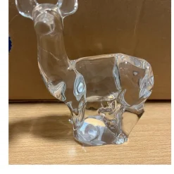 Tradera Orrefors kristall rådjur med kid> Glas