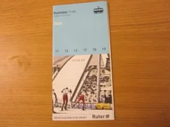 Tradera Tidtabeller<Oslo spårvagnslinjekarta och tidtabell 2010