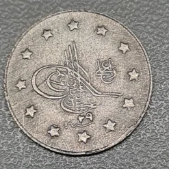 Tradera Osmanska Turkiska silvermynt från 1293AH^ Utländska Mynt