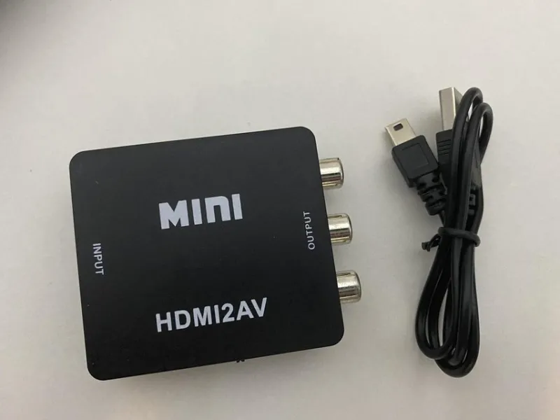 Tradera Övrig Telefoni<1080P HDMI Till AV Converter för PC Laptop HDTV DVD