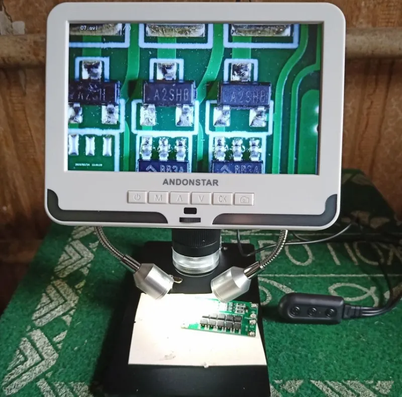 Tradera 1080P 200X digitalt svetsmikroskop, lämpligt för mobiltelefon/klocka reparation^ Mikroskop