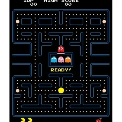 Tradera PAC-MAN MAZE CANVAS TAVLA 40*50CM Canvastavla Ms Playstation Nintendo^ Inredningsdetaljer