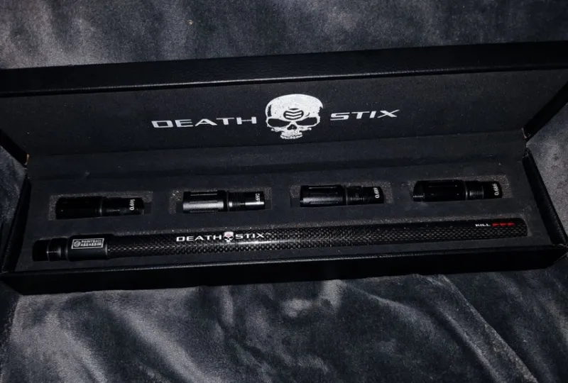 Tradera Äventyrssporter<Paintball Deathstix Barrel Kit Carbon Fade 14