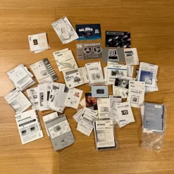 Tradera Paket med kameramanualer^ Fotoalbum