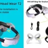 Tradera Lek & Spel<Paket Oculus Quest2 Head Wear Strap T2 och VR Soft bag extra stor