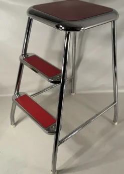 Tradera PALL / STEGPALL / KÖKSPALL VERKSTADS AB LINDQVIST VINTAGE RETRO DESIGN^ Möbler