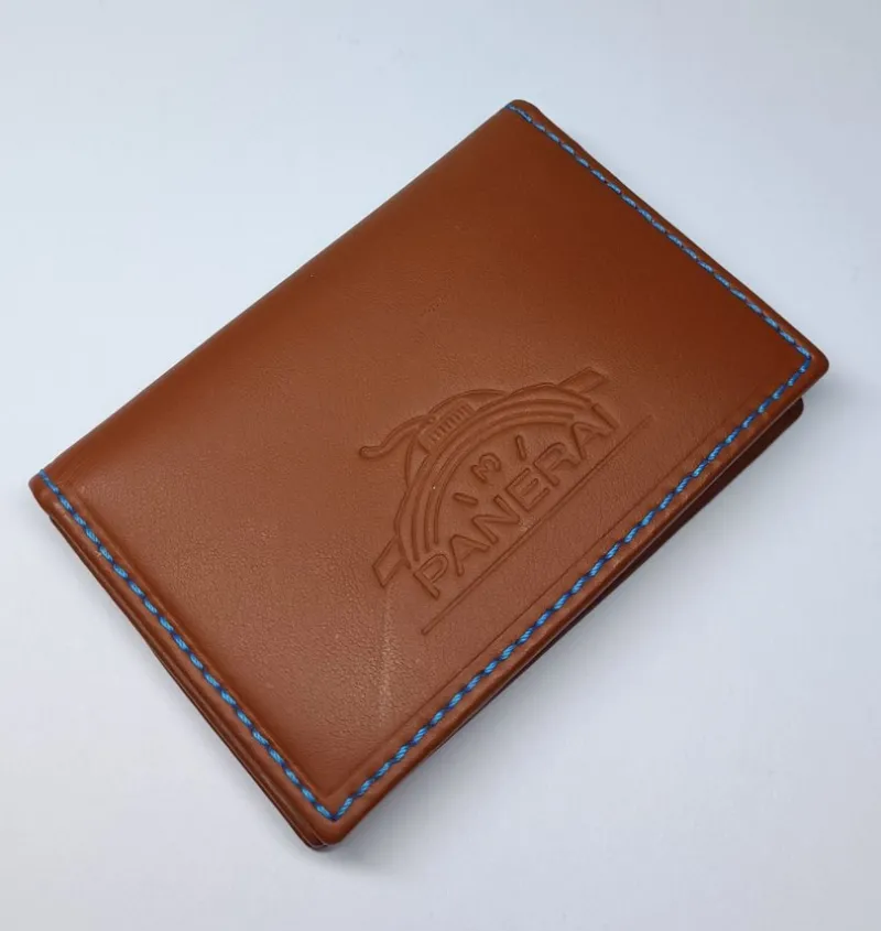 Tradera Panerai plånbok korthållare i brunt läder^ Övrigt Klockrelaterat