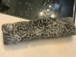 Tradera Pannband äkta päls fårskinn fårpäls> Huvudbonader