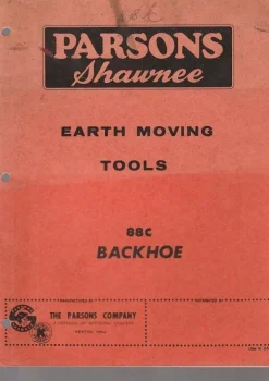 Tradera Parsons Schawnee Earth Moving Reservdelskatalog^ Jordbruksmaskiner