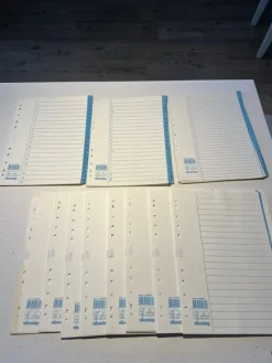 Tradera Affärsverksamhet<Parti pappersregister för A4 pärm