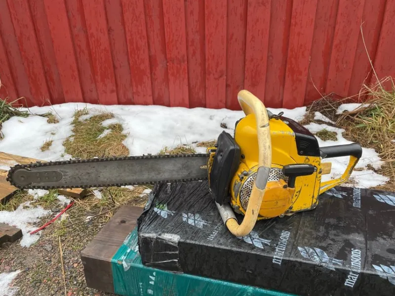 Tradera Trädgårdsmaskiner<Partner R14 motorsåg, Fungerar!