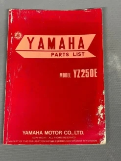 Tradera Parts list Yamaha YZ250e Yz250 yz 250 e^ Motocross
