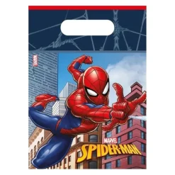 Tradera Partypåsar Spiderman Spider Man 6-Pack Party Bags Godispåsar Kalaspåsar *NYTT*> Barnkalas