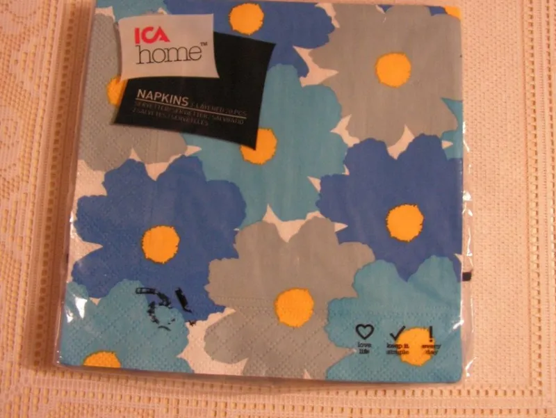 Tradera Påbörjad förpackning med 15 st servetter till decoupage/pyssel^ Hobbymaterial