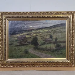 Tradera PER EKSTRÖM - Fjällmotiv, motiv från Jämtland, Åre - Oljemålning - 144 x 195 cm> Måleri