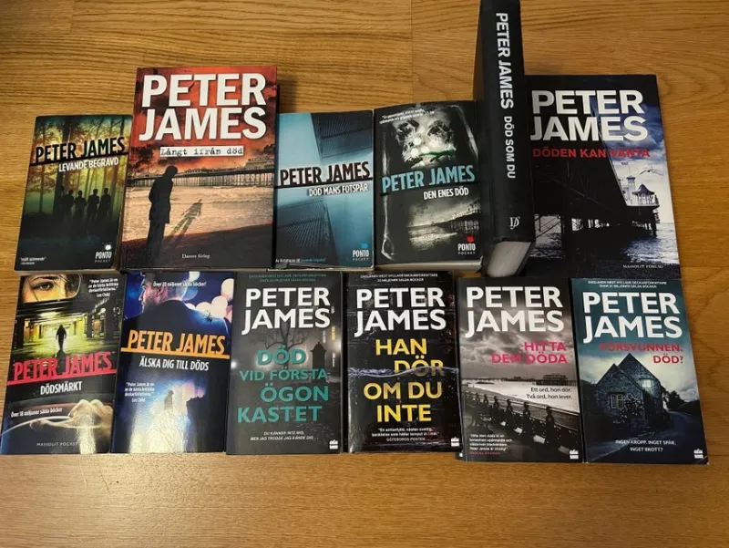 Tradera Peter James - 12 böcker> Pocket