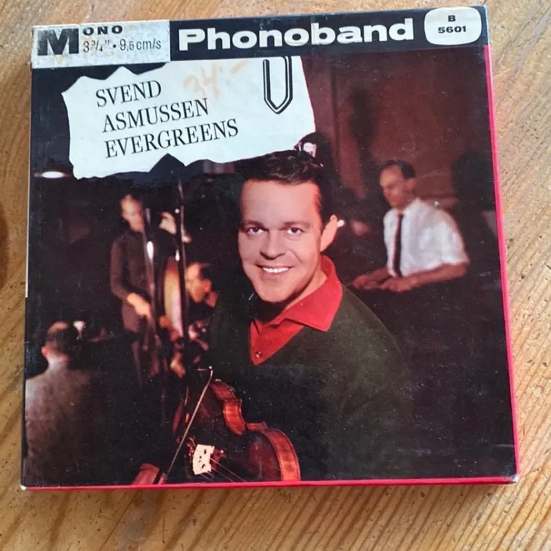 Tradera Phonoband Sven Asmussen Evergreens^ Rullband
