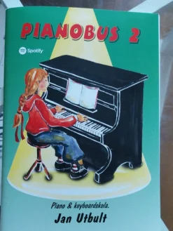 Tradera Pianobus 2 - Piano & keyboardskola av Jan Utbuldt^ Noter & Nothäften