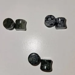 Tradera Piercings<Piercing Pluggar i sten och mineralsten. Passa på.
