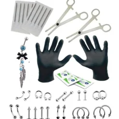 Tradera Piercings<Piercing Set 40 st. Verktyg