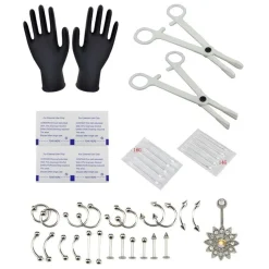 Tradera Piercings<Piercing Set 40 st. Verktyg