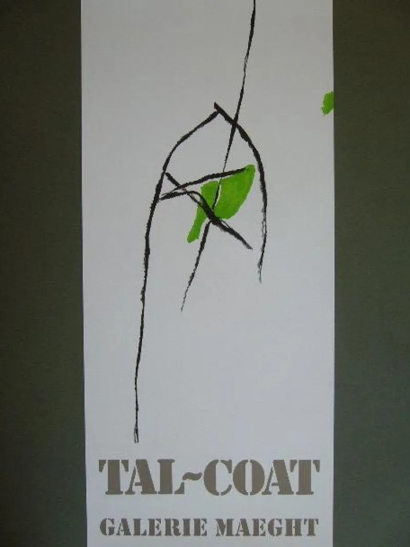 Tradera PIERRE TAL-COAT COMPOSITION i FÄRGLITOGRAFI (A44)^ Grafik & Teckningar