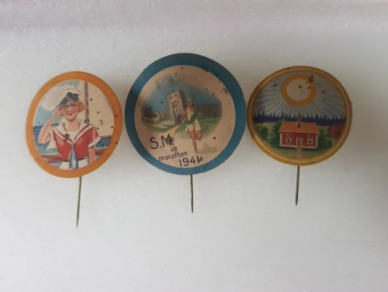 Tradera Pins & Nålar<Pins SM i marathon