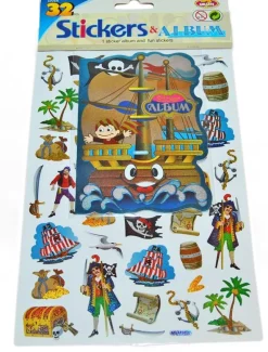 Tradera Pirat stickers + album> Pyssla & Måla