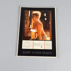 Tradera Playboy Playmate Calendar 1971 USA Svart> Almanackor & Kalendrar