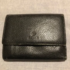 Tradera Plånbok, äkta skinn, ADAX, 449292.> Plånböcker