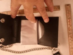 Tradera plånbok sydstatsflagga rebel plå 017> Plånböcker