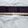 Tradera Skyltar<plåtskylt bikes-beer-babes