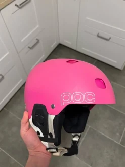 Tradera Alpint<POC skidhjälm, Rosa, storlek M-L