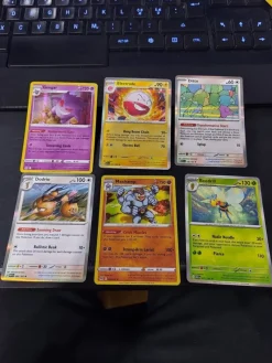 Tradera Samlarbilder<Pokemon 6st holo kort paket 38