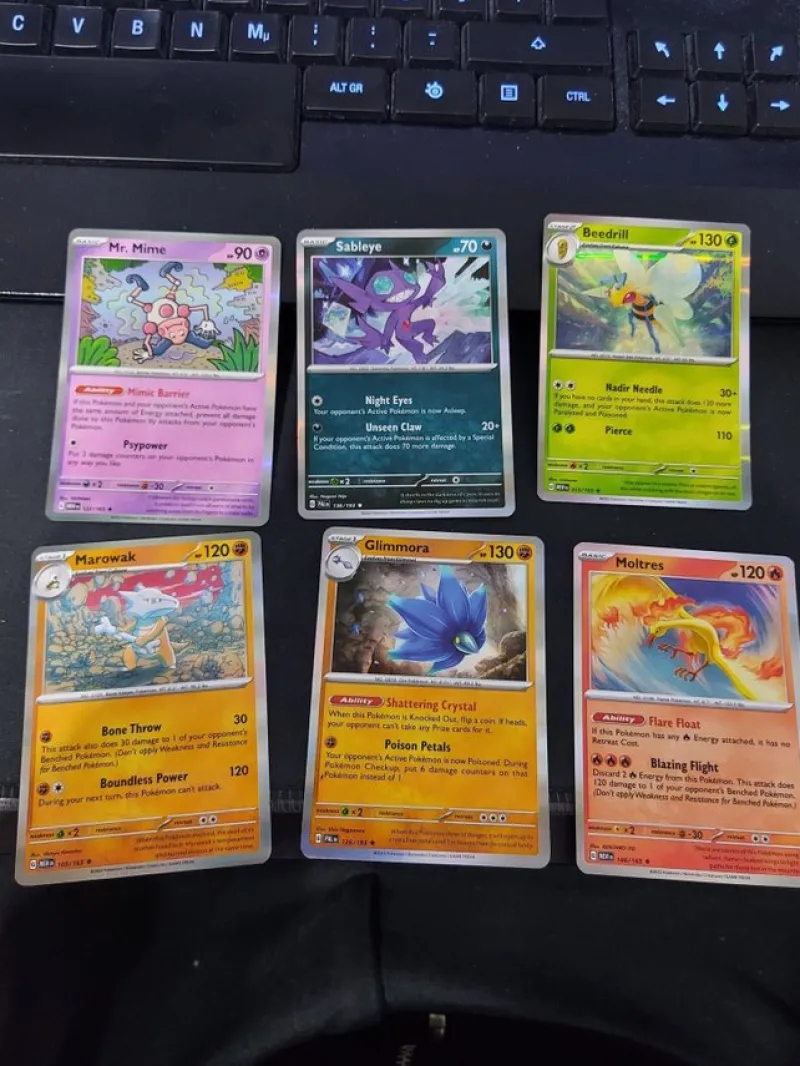 Tradera Samlarbilder<Pokemon 6st holo kort paket 3