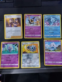 Tradera Samlarbilder<Pokémon 6st Revers Holo Pack 92