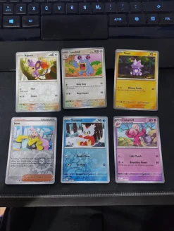 Tradera Samlarbilder<Pokémon 6st Revers Holo Pack 96