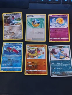 Tradera Samlarbilder<Pokémon 6st Revers Holo Pack 13