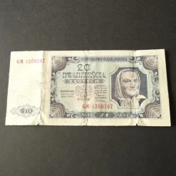 Tradera Polen 20 Zlotych Skadad^ Sedlar