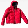 Tradera Alpint<Polo Ralph Lauren röd dunjacka, storlek M 175