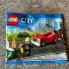 Tradera Polybag Lego City brandman och bil 30347> Byggklossar & Lego