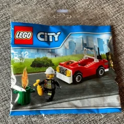 Tradera Polybag Lego City brandman och bil 30347> Byggklossar & Lego