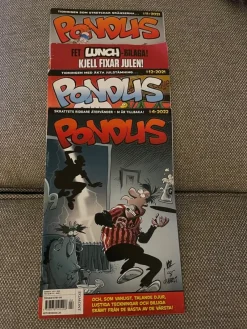 Tradera PONDUS #11-2021, #12-2021 & #4-2022> Serieoriginal