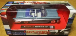 Tradera Leksaks- & Samlarbilar<PONTIAC BONNEVILLE 1957 SCALA 1:43 FABRIKAT NEWRAY