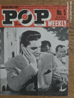 Tradera POP WEEKLY No. 5 - week ending 28th Septem (1963) (med bl.a. Elvis Presley)> Musik, Visor & Vistryck