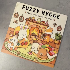 Tradera Populär målarbok Fuzzy Hygge Super Cute Coloring Book av Vivi Tinta> Pyssla & Måla
