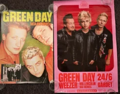 Tradera Poster – Green Day – Warning från år 2000 – Stockholm 2025 – promoposter^ Musikposters