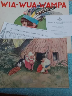 Tradera Poster Tomtegubben Som Hade Snuva ur WUA-WUA-WAMPA 18,5 cm x 26 cm^ Posters