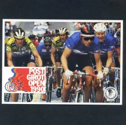 Tradera Allmänna Motiv<Postgirot Open 1990 Sv Cykelförbundet kort med specialstämpel