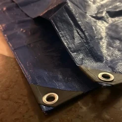 Tradera Presenning blå 7,8x 4,8 m vikt 5 kg> Övriga Byggartiklar